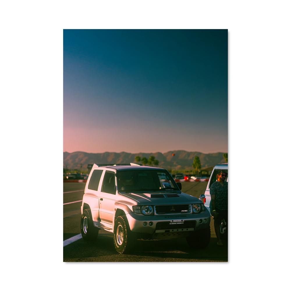 Poster Pajero évolution en mouvement